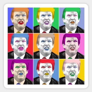 Warhol Trump Sticker